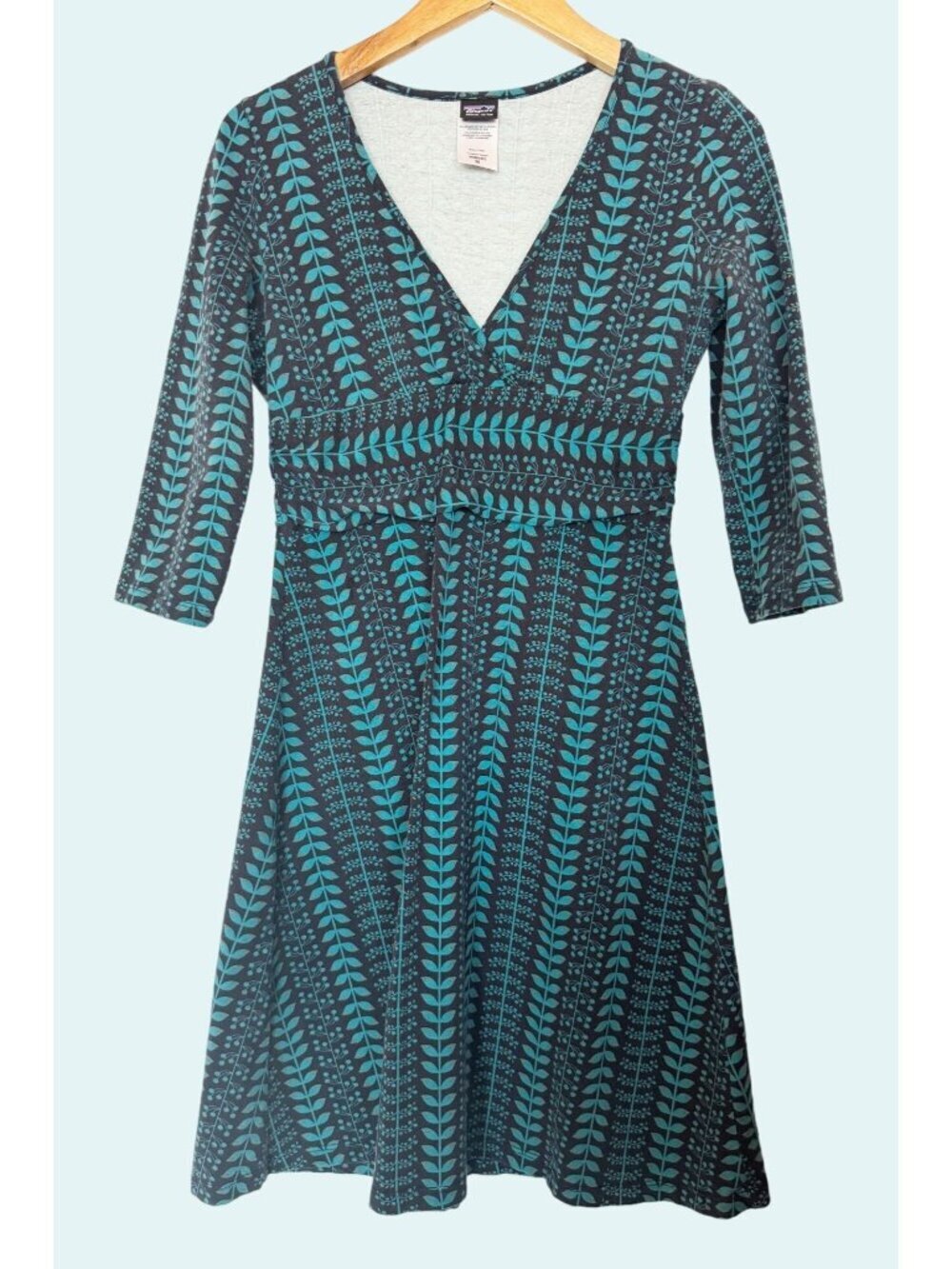 PATAGONIA 3/4 Sleeve Margot Active Performance Dress Sz Medium